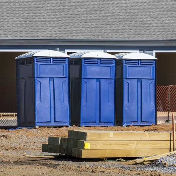 what is the maximum capacity for a single porta potty in Alstead